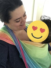 Didymos Baby Woven Wrap Rainbow Lisca White