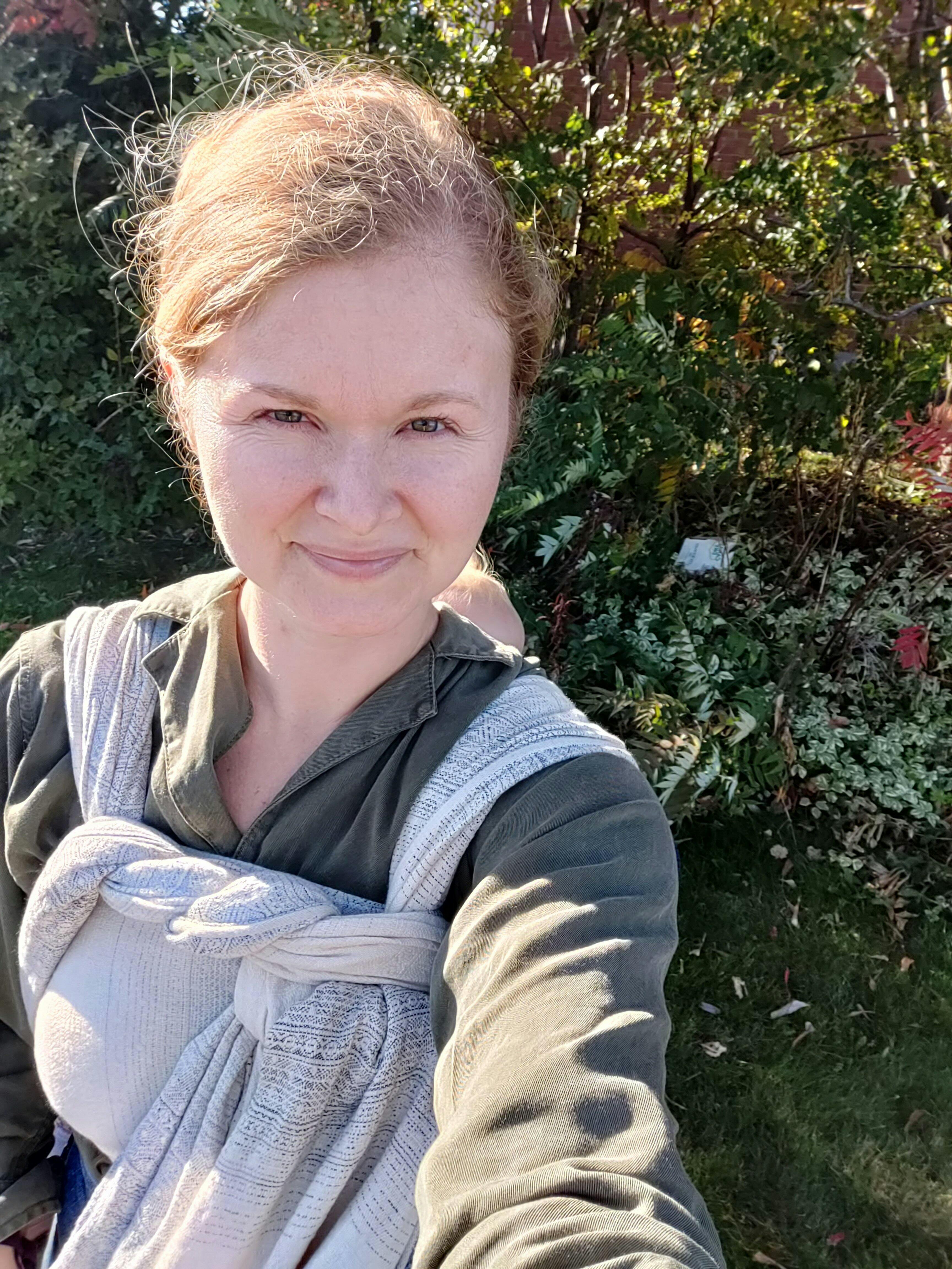 Prima Shades of Blue Tri-blend Woven Wrap by Didymos - Little Zen One