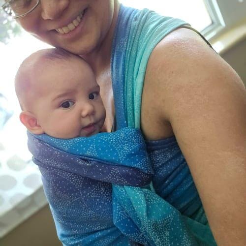 Oscha Ocean Woven Baby Wrap | Luxury – Little Zen One