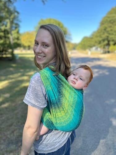 Ada Malachite Woven Wrap by Didymos - Little Zen One