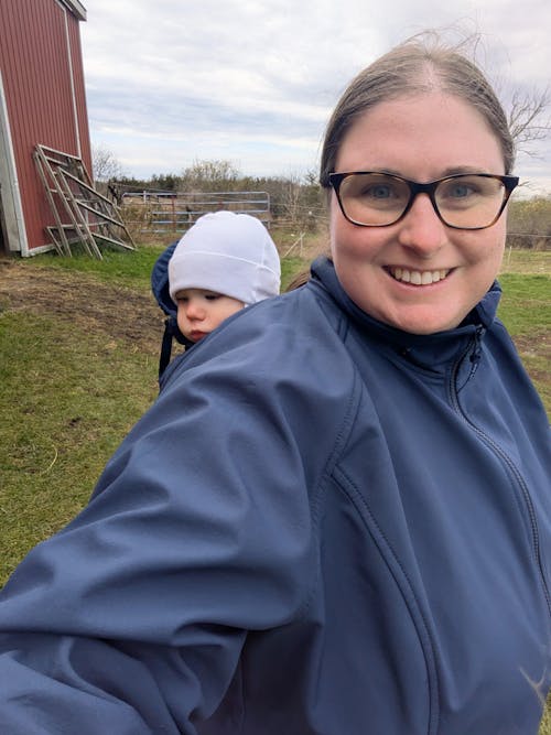 Mamalila Allrounder Navy Softshell Maternity and Babywearing Jacket