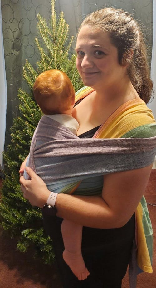 Light Rainbow Woven Wrap by Girasol