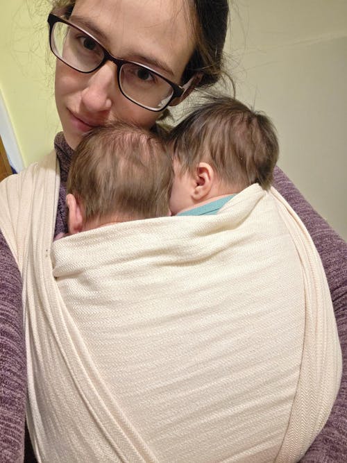 Rosy Pepper Woven Wrap by Girasol