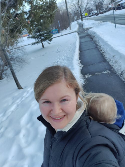 Mamalila Copenhagen Black Winter Maternity and Babywearing Coat