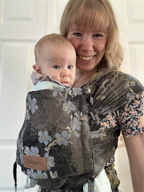 Blue Blossom DidyKlick 4u Half Buckle by Didymos