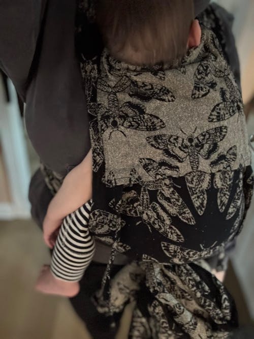 Queen of the Night Pamina Toddler Wrap-Tai Mei Tai by LennyLamb