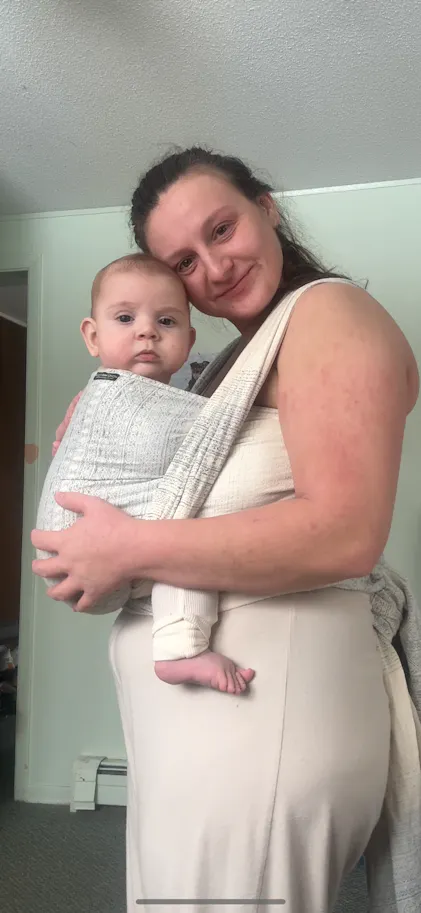Prima Shades of Blue Tri-blend Woven Wrap by Didymos - Little Zen One