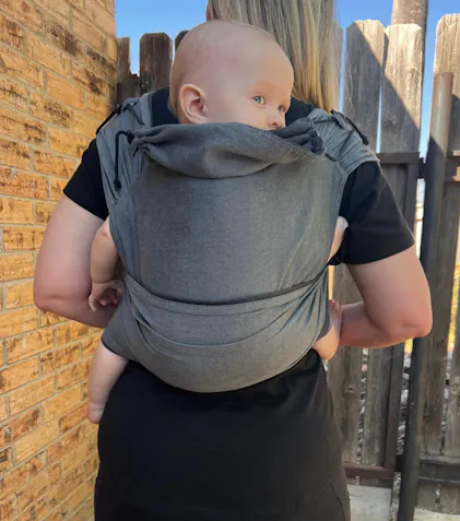 Doubleface Anthracite DidyTai Mei Tai by Didymos - Little Zen One