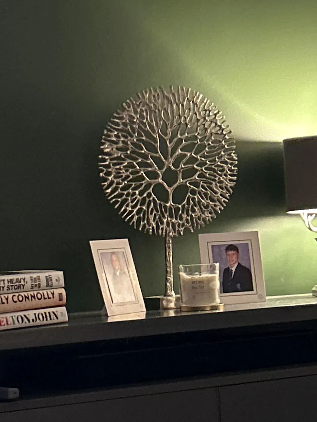 Extra Large Silver Metal Tree Of Life Sculpture - 52cm