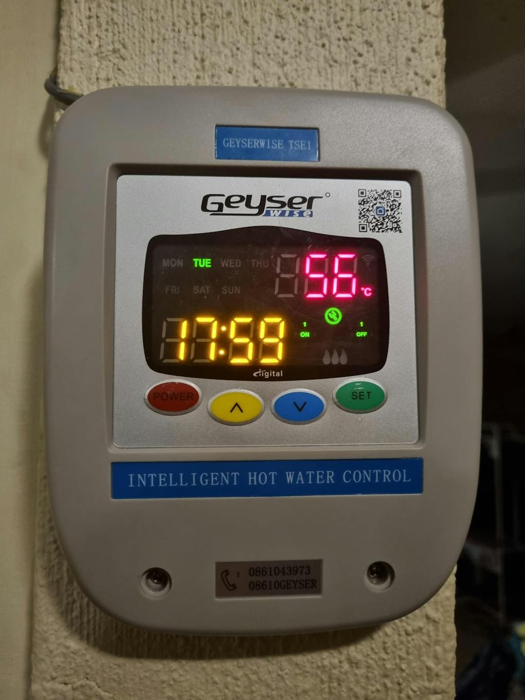 Geyserwise TSE1 Geyser Timer And Controller LiveStainable