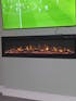 40/50/60/70/80 Inch Electric Fireplace 12 Colour LED Flame Effect Heater with Remote Control