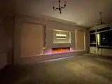 70Inch 3-Sided Smart Electric Fireplace