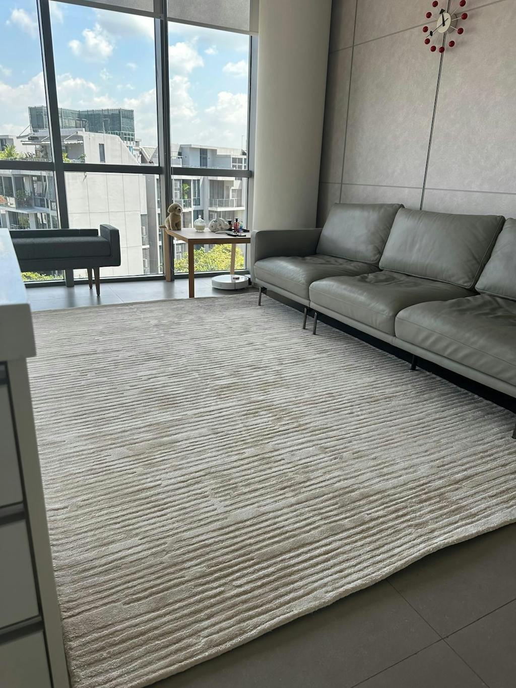 Ridge Cream Rug