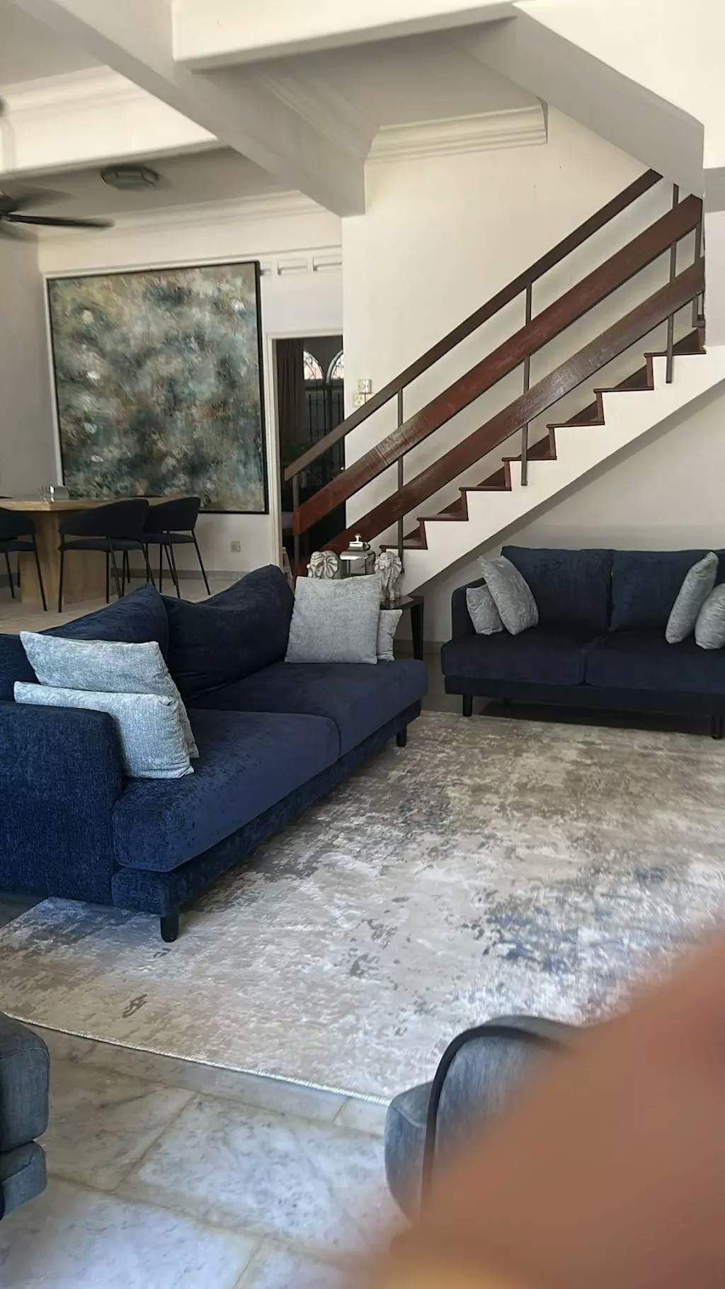 Abstract Mayfair Grey Rug