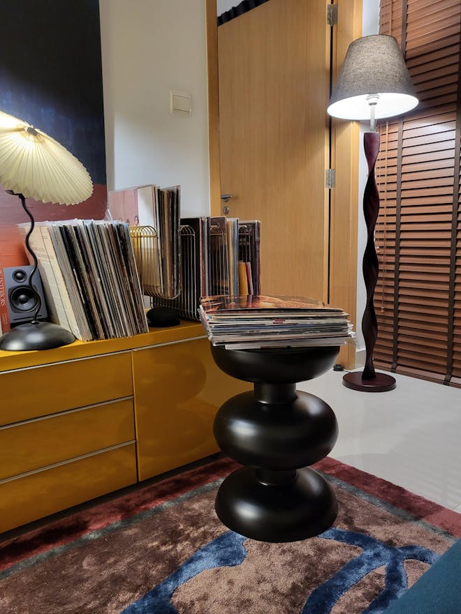 Toga Side Table - Nero Black