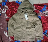 L'MONTE Men's Khaki Heavy-Duty Winter Jacket