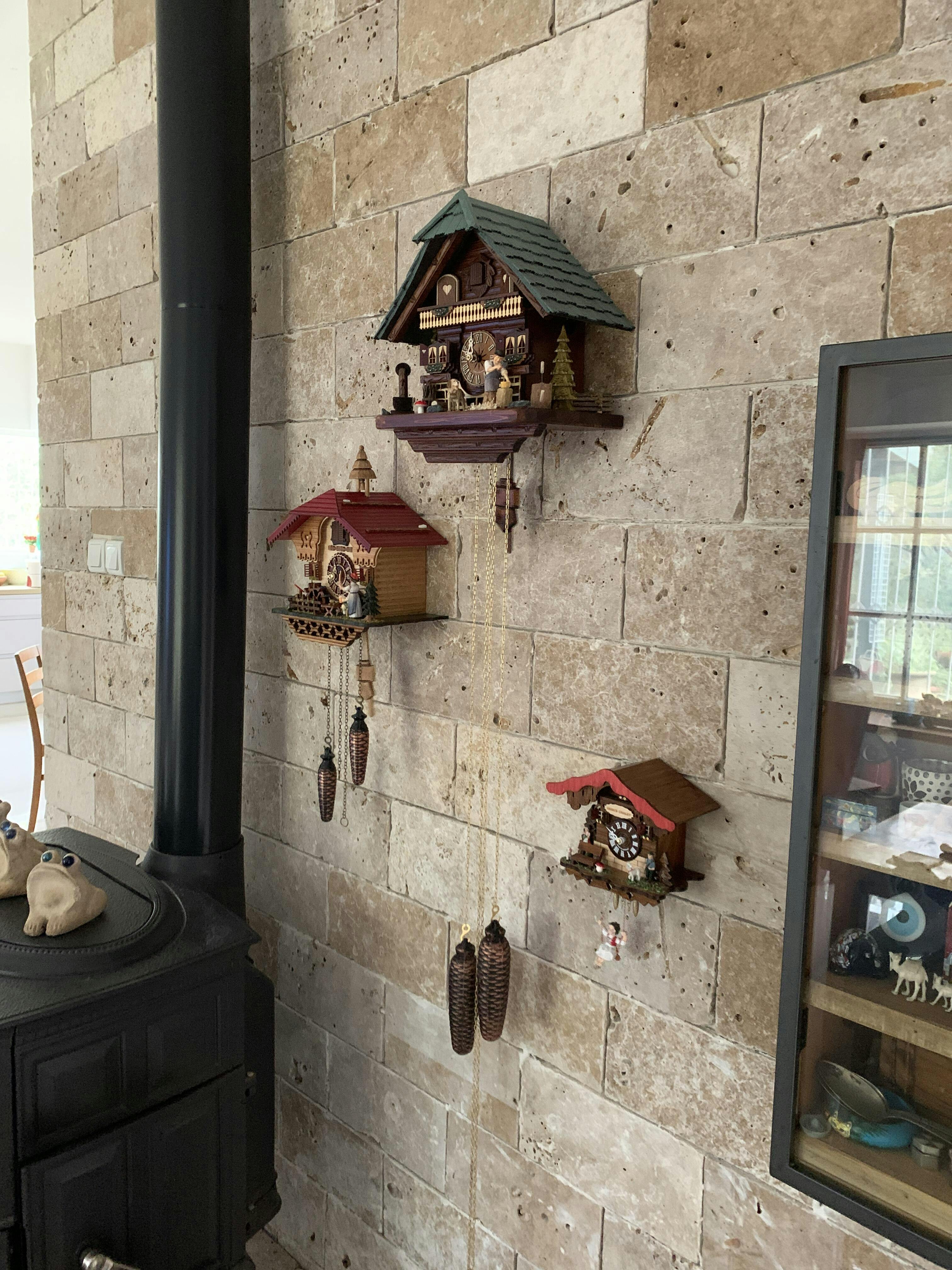 Hekas Cuckoo Clock Black Forest House - 8-Day Movement - 867 EX