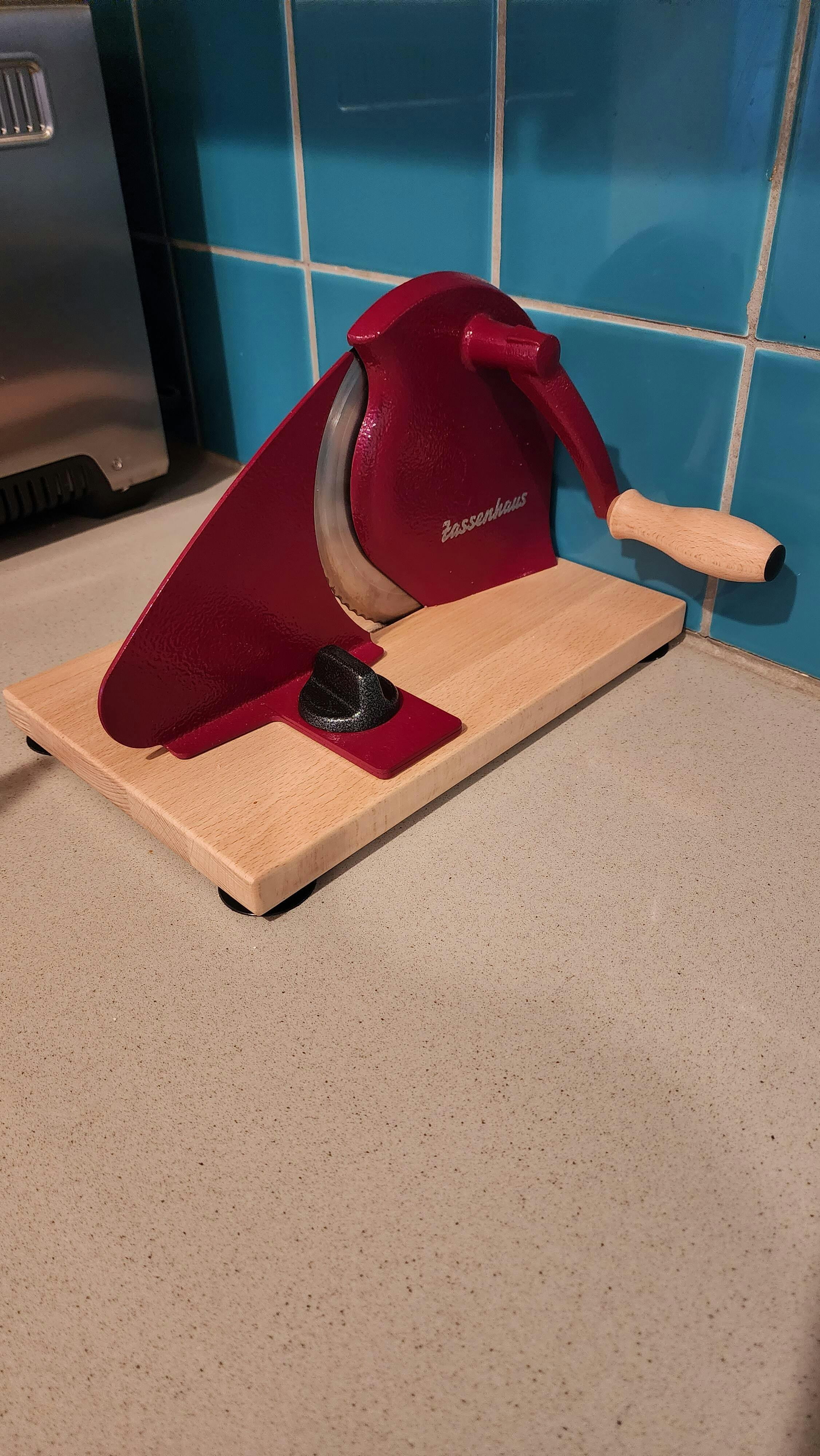 パン器具 Zassenhaus Retro Hand Bread Slicer CLASSIC -Made in Germany