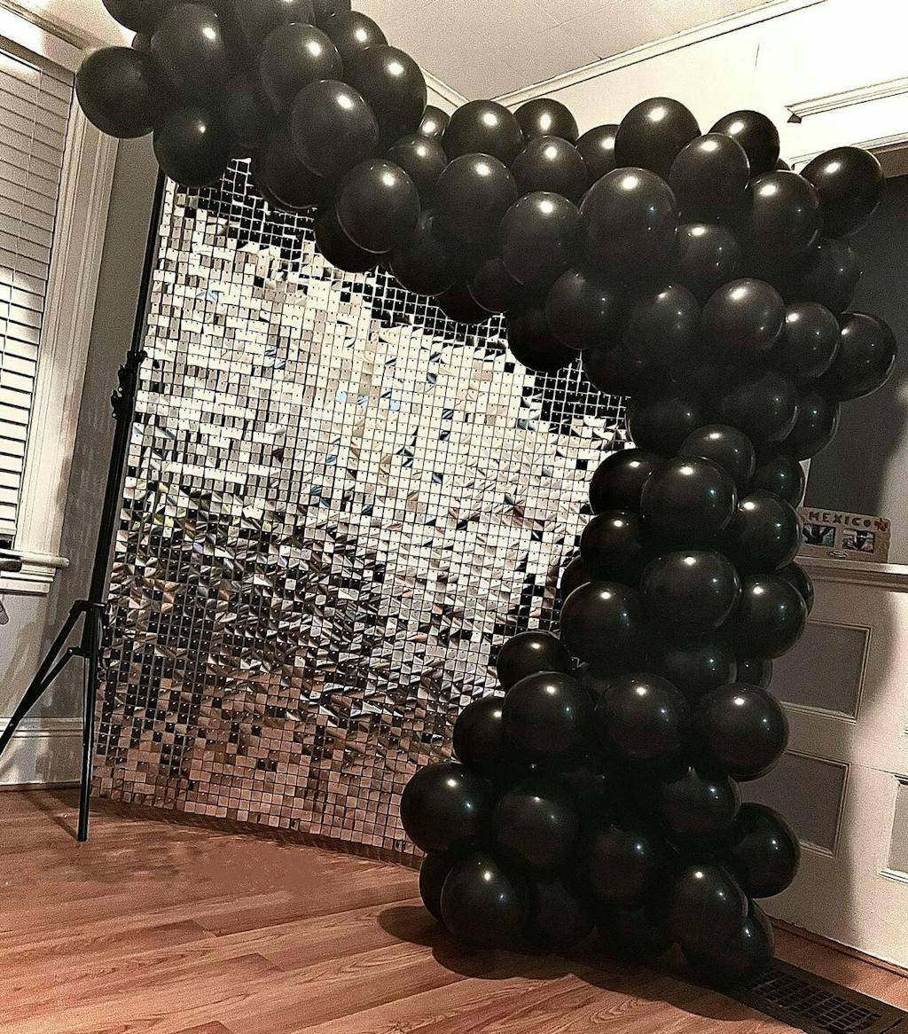 Lofaris Silver Shimmer Wall Panels | Wedding Event Party Decorations