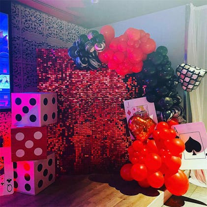 Red Shimmer Wall Panels – Easy Setup Wedding/Event/Theme Party Decorat –  ubackdrop