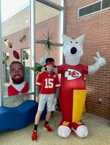 Logo Brands Kansas City Chiefs 7-ft Inflatable in the Sports Inflatables  department at