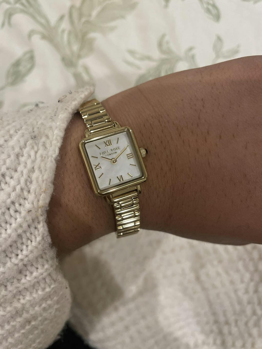 Golden Mother of Pearl Watch – Lola Rose