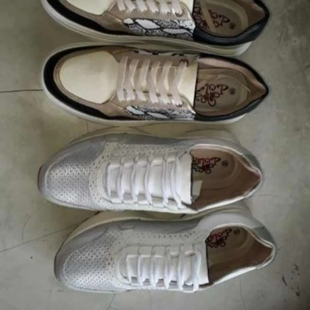 Tenis en cuero para dama Kioto