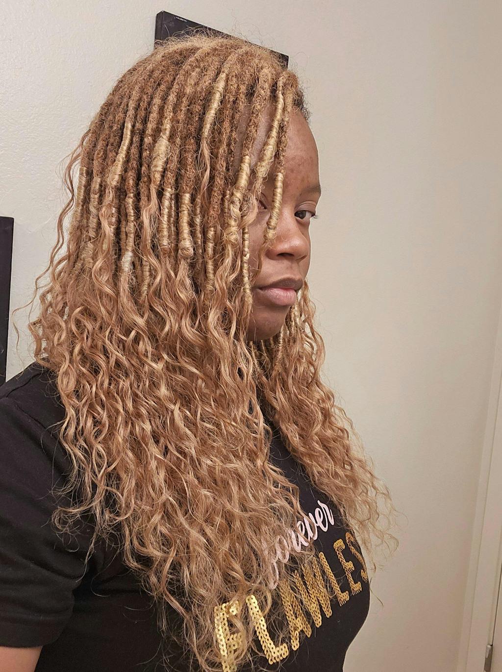 #27 Honey Blonde Bulk Human Hair For Braiding Brown Water Wave Human Hair Bundles No Weft Bundles For Women Hair Extensions