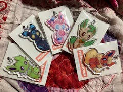 Eeveelutions Pokemon Acrylic Keychain