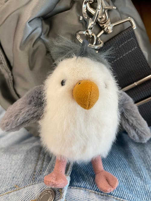 JELLYCAT Seagull Bag Charm | 海鷗手袋吊飾 (白色)