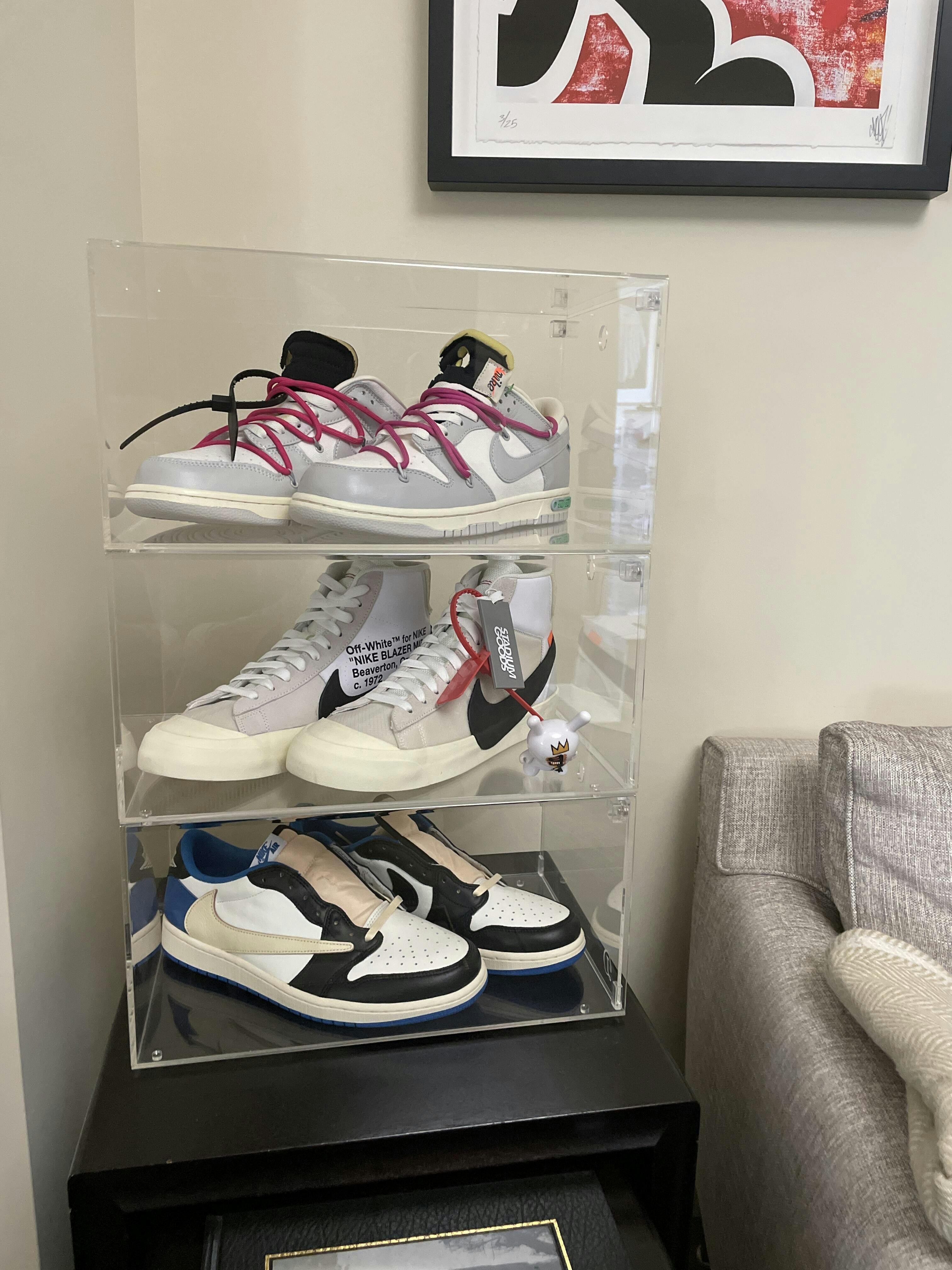 Premium Acrylic Shoe Display Case Looksee Designs