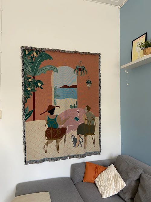 Wandkleed Palm Breeze Brunch