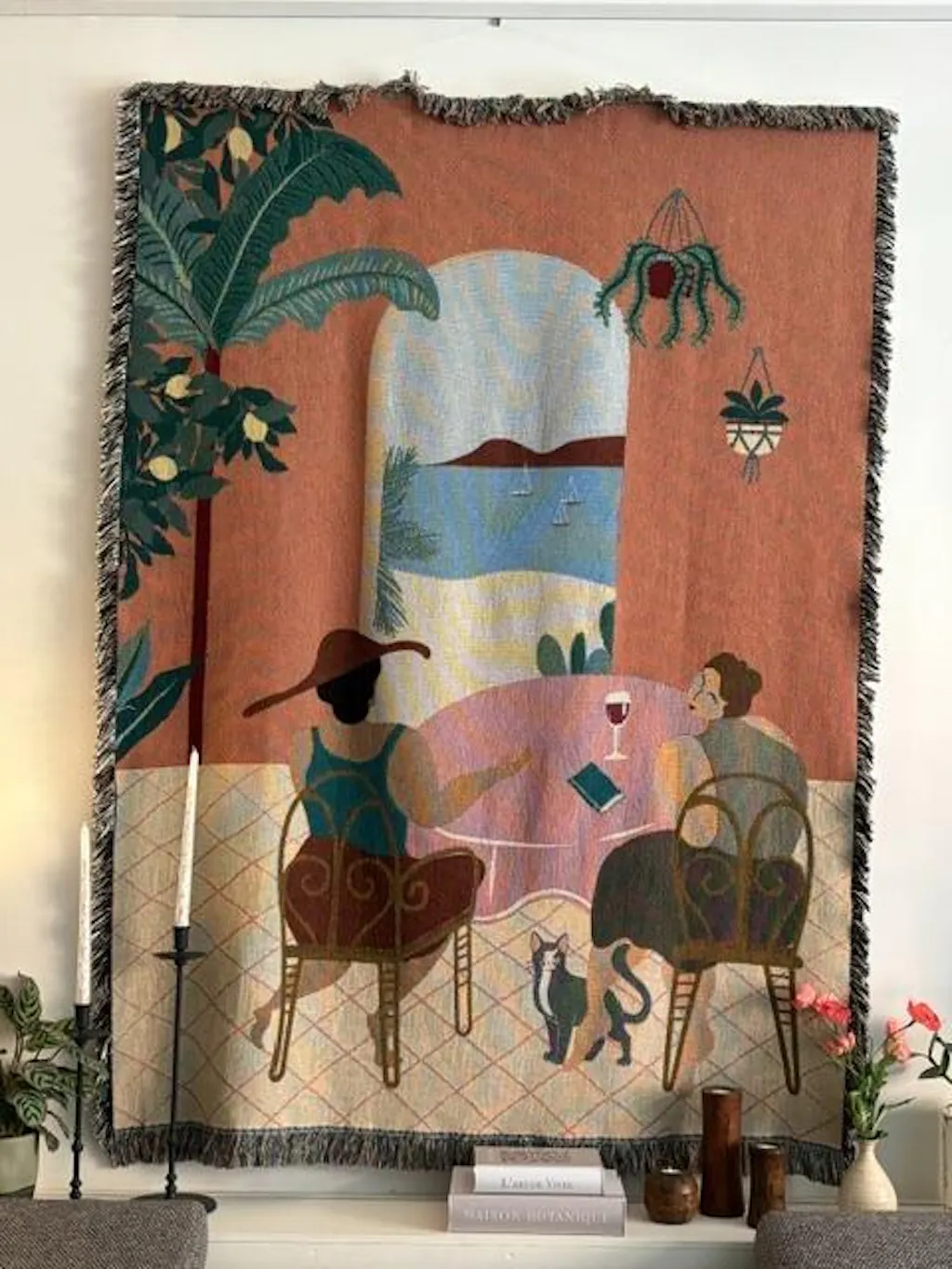 Wandkleed Palm Breeze Brunch