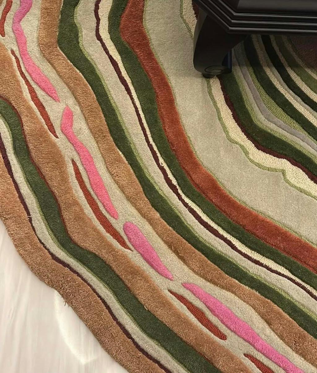 Timber Waves Rug: Nature-Inspired Joy | Loops by LJ