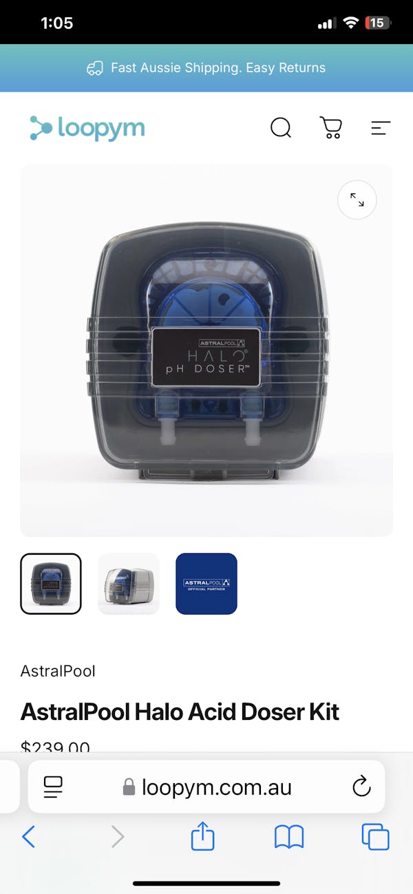 AstralPool Halo Acid Doser Kit