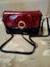 Sac pochette femme crocodile vernis