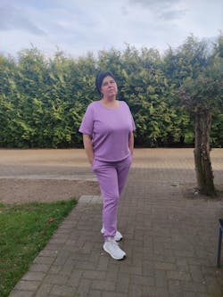 Alyvinis laisvalaikio kostiumėlis moterims su maikute "Losma"