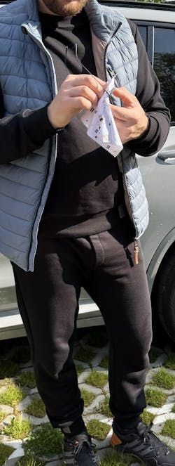 Mėlynas komplektas "Hot summer"