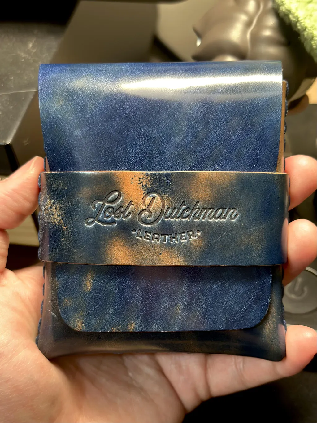 Ocean Blue Shell Cordovan Big Finn