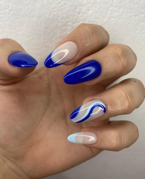 4*18ml | 3 Blue + 1 Blue Glitter Colors