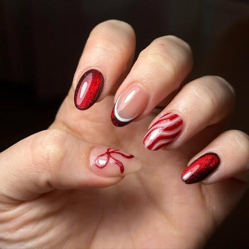 4*18ml | 4 Colors Ruby Flame Cat Eye Gel