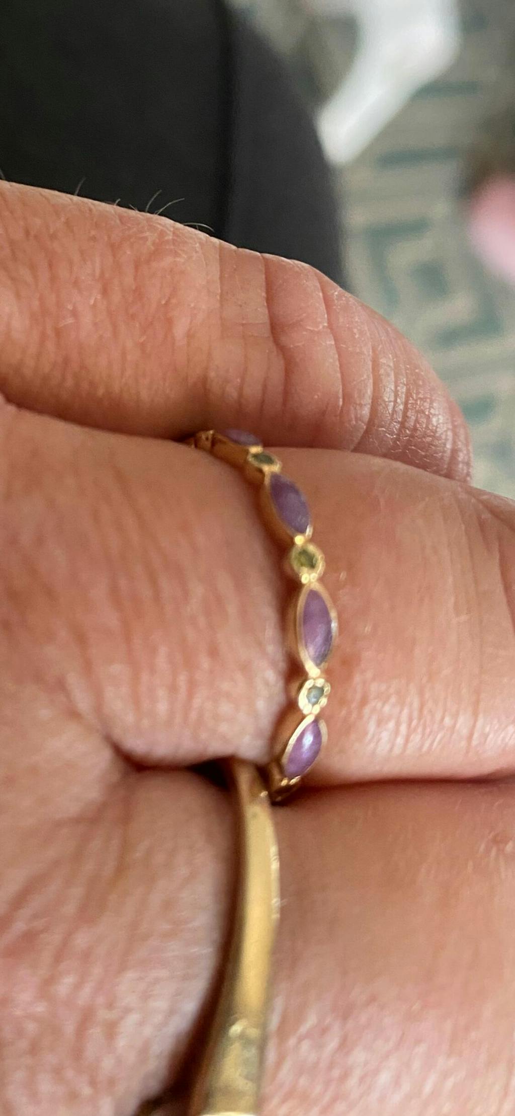 Endless Love: Full Band Birthstone Ashes Ring