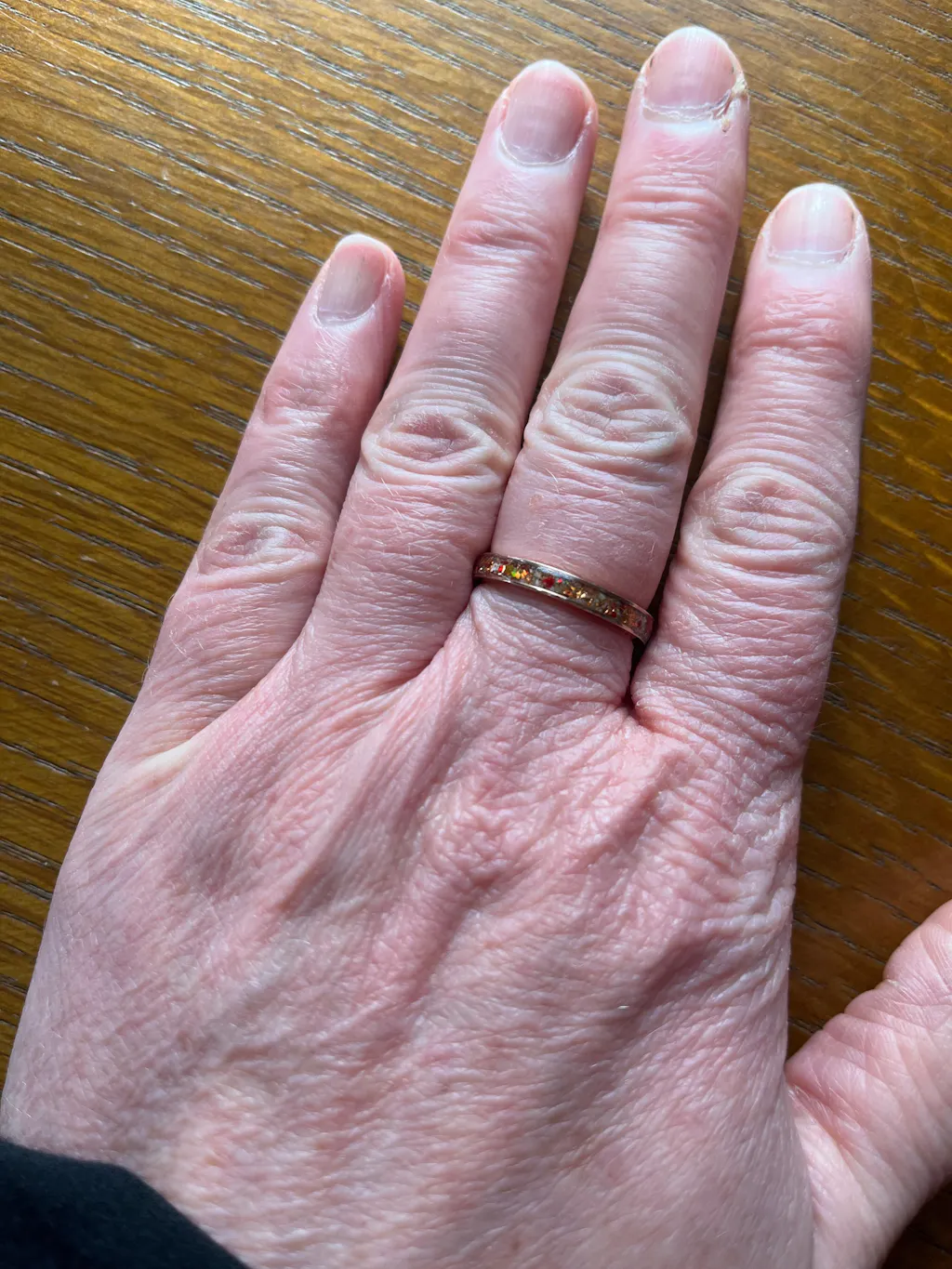 Eternal Bond: Ashes Ring-3mm in width