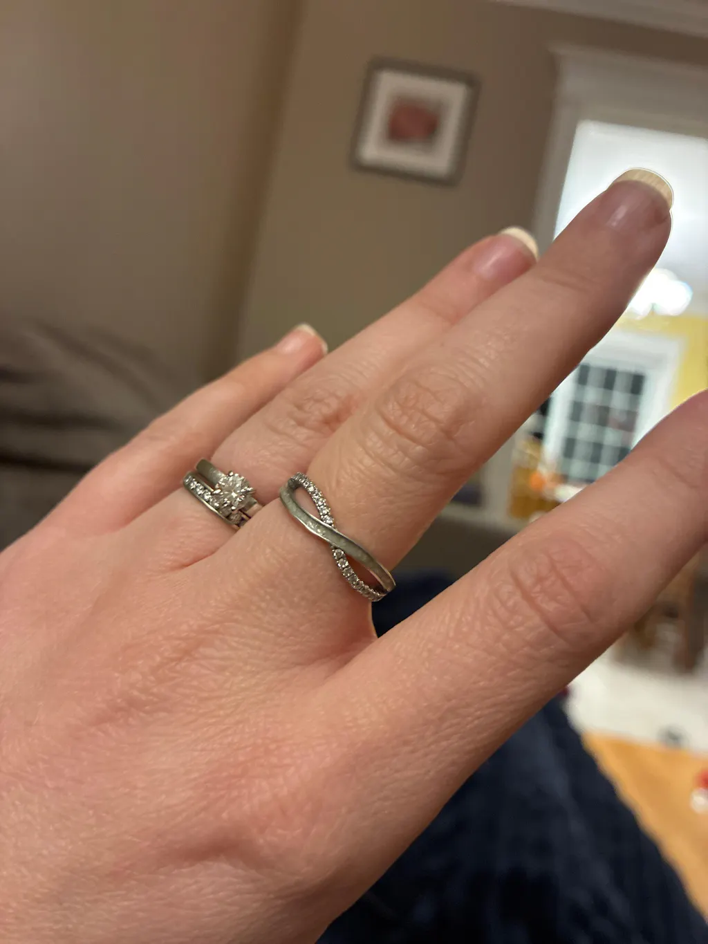 Sterling Silver X-Shaped Ashes Ring (DIY KIT)