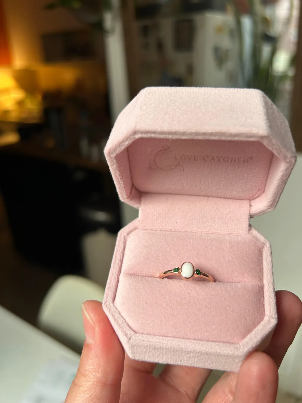Maternal Bliss: Birthstone Breast Milk Ring