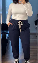 Kit 3 Joggers Plus Size Para Mujer