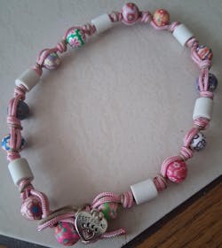 EM-Keramik Halsband Zeckenhalsband Bunte Perlen