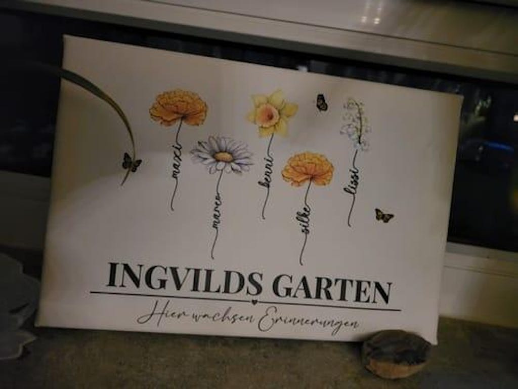 Mamas Garten - personalisiertes Poster