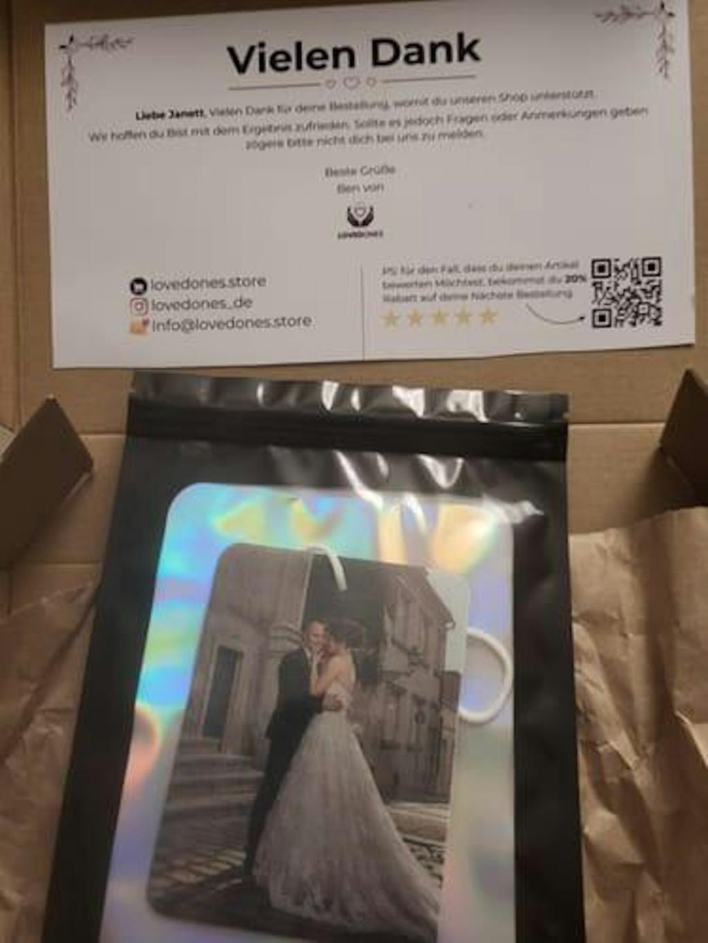 Foto Duftbaum - personalisiert