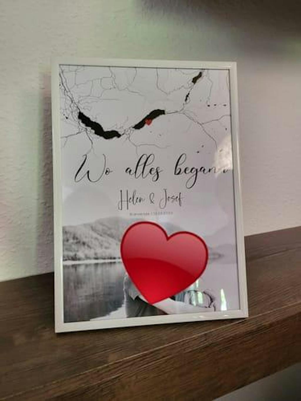Wo alles begann - personalisiertes Poster